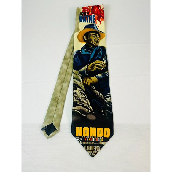 ROCKMOUNT RANCH WEAR Tie John Wayne Hondo Cowboy Western Ralph Marlin 25/380 - Picture 1 of 8